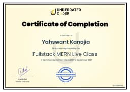 Sample Certificate